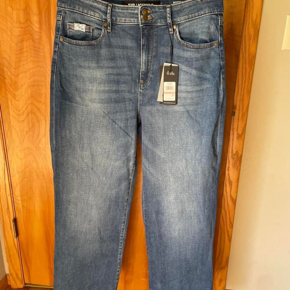 Karl-lagerfeld Women's Blue and Navy Jeans